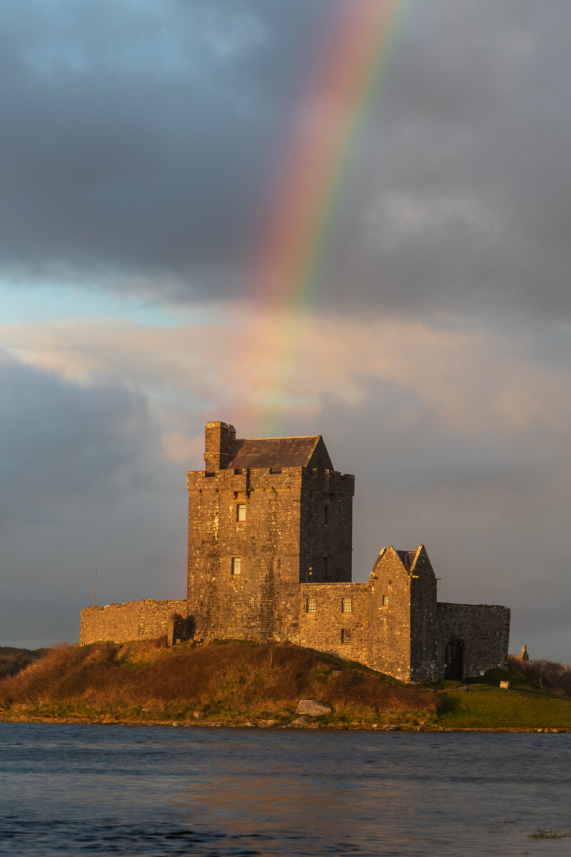 Found the pot of gold at Dunguaire Castle in Kinvara, Ireland!