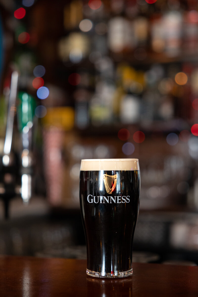 Pint of Guinness in Ireland 